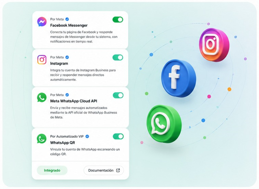 Plataforma Integraciones Automatizado VIP